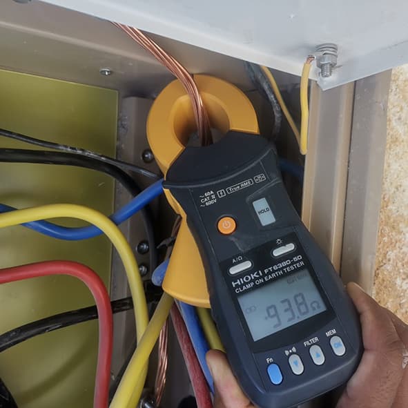 مقاومة تأريض اعلى من الحد المسموح به بالكود السعودي